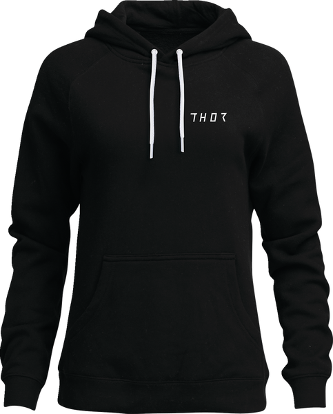 THOR Women's Trax Pullover Hoodie - Black - Medium - Part Number 3051-1236