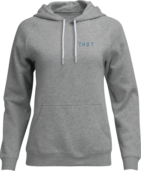 THOR Women's Trax Pullover Hoodie - Heather Light Gray - Small 3051-1240