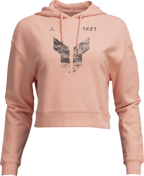 THOR Women's Iconic Pullover Crop Hoodie - Pink - Medium - Part 3051-1250