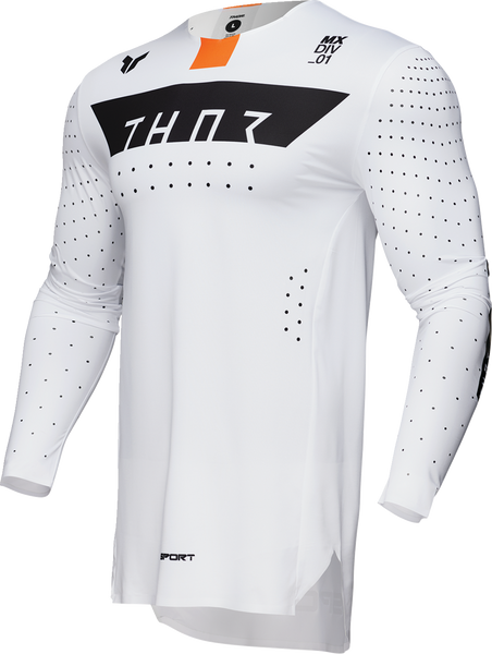 THOR Sportmode Rogue Jersey - White/Orange - Small 2910-8199