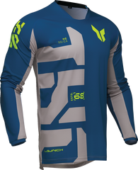 THOR LAUNCHMODE Forge Jersey - Blue - Medium (Part No. 2910-8206)