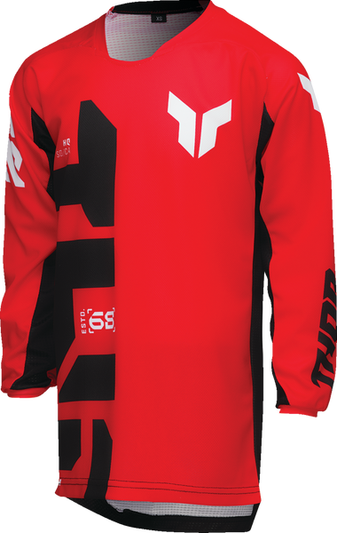 THOR Youth LAUNCHMODE Forge Jersey - Red - XS 2912-2555