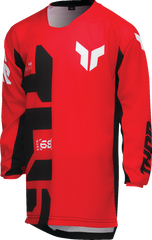 THOR Youth LAUNCHMODE Forge Jersey - Red - 2XS (Part Number: 2912-2554)