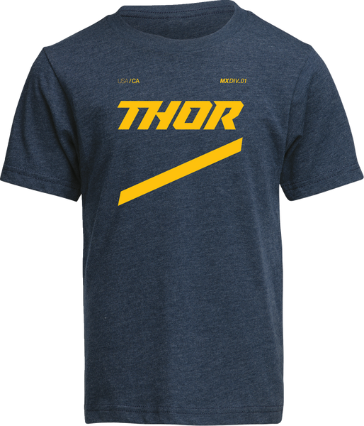 THOR Youth Brave T-Shirt - Navy - Medium - Part Number 3032-3849