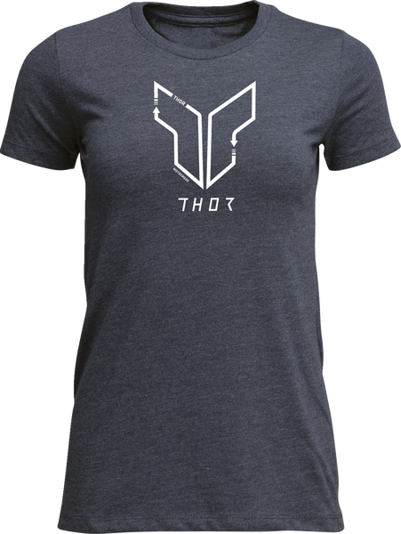 THOR Women's Trax T-Shirt - Navy - Large 3031-4306