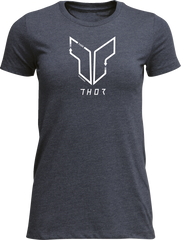 THOR Women's Trax T-Shirt - Navy - Large 3031-4306