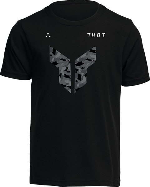 THOR Youth Iconic T-Shirt - Carbon Black - XS - Part Number 3032-3826