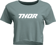 THOR Women's Corp Crop T-Shirt - Mineral - XL 3031-4315