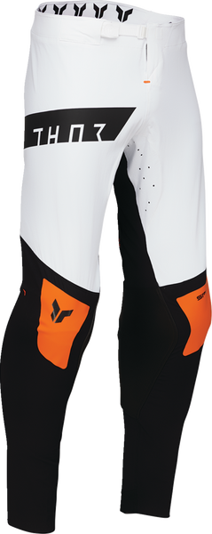 THOR SPORTMODE Rogue Pants White/Orange - Part Number 2901-11875