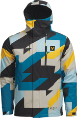 THOR Brave Heavyweight Tour Jacket - Blue/Yellow - 2XL (2920-0821)