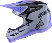 Jettson Sm3 Youth Helmet Gry/Purp/Blk Glossy Ys