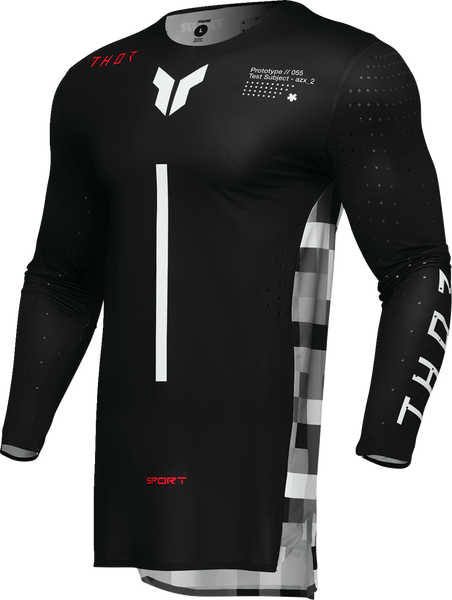 THOR SPORTMODE Riot Jersey - Black/Red - Small - Part Number 2910-8118