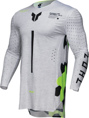 THOR Sportmode Riot Jersey - White/Acid - Large - Part Number 2910-8126