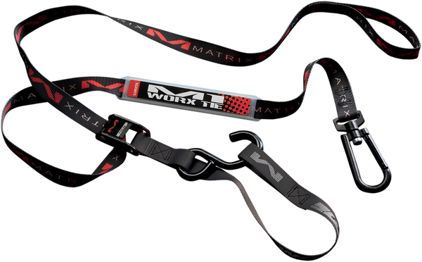 MATRIX CONCEPTS,LLC Worx Tie-Downs - 1" - Black M1 101