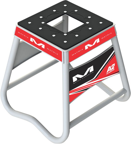 MATRIX CONCEPTS,LLC A2 Stand - Aluminum - Red/White A2 102