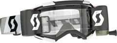 SCOTT Fury WFS Goggles Prem Black/White Clear Works - Part 278596-7702113