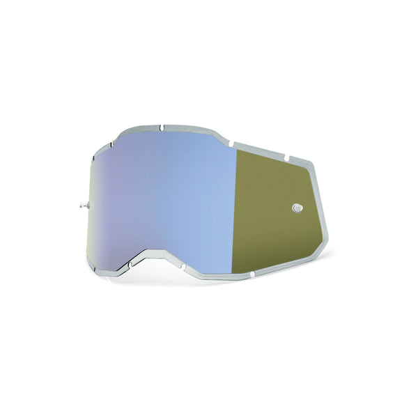 100-PERCENT RC2/AC2/ST2 Plus Replacement Injected Mirror Blue Lens