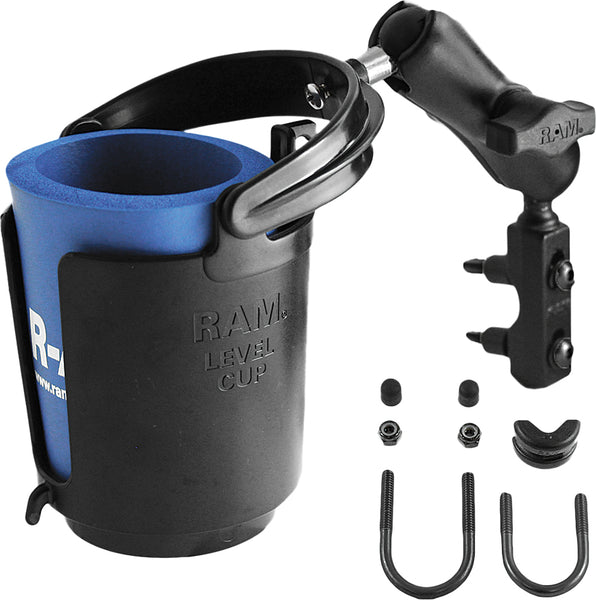 RAM RAM-B-132-309 Brake/Clutch Reservoir Mount with Self-Leveling Cup Holder