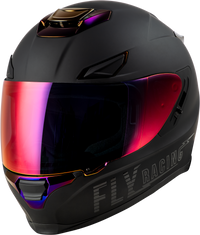 Sentinel Recon Helmet Matte Black/Purple Chrome Xs