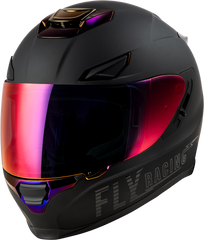 FLY RACING Sentinel Recon Helmet Matte Black/Purple Chrome 73-84292X