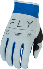 FLY RACING Women's F 16 Gloves - Arctic Grey/Blue, Part Number 377-810M