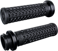 ODI Vans Signature TBW 1" Black/Matte Black Motorcycle Grips - V31VHTWB-MB