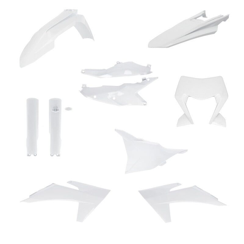 Acerbis 24+ KTM EXC/EXC-F/ XC-F/ XC-W/ XCF-W/ XW-F Plastic Kit - White