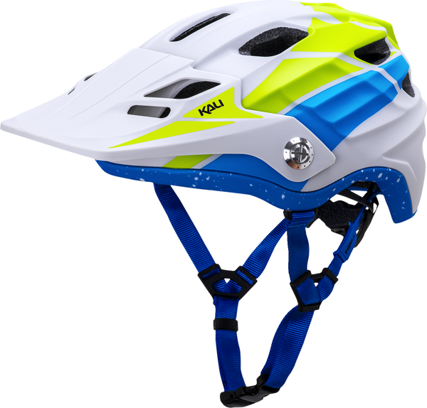 KALI Maya 3.0 Helmet - LTD Race - Matte Gray/Lime/Blue - S/M 0220424316