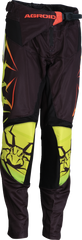 MOOSE RACING Youth Agroid Mesh Pants - Hi-Viz/Black - 2903-2564