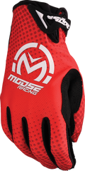 MOOSE RACING SX1* Gloves - Red - 2XL (Part Number: 3330-8052)