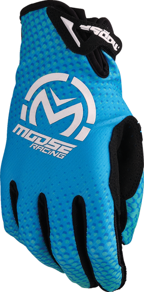 MOOSE RACING SX1* Gloves - Blue - Small - Part Number 3330-8054