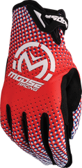 MOOSE RACING SX1* Gloves - Red/White/Blue - Medium 3330-8061