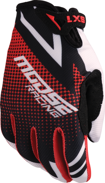 MOOSE RACING Youth SX1* Gloves - Red/Black - Medium 3332-1899