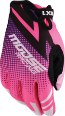 MOOSE RACING Youth SX1* Gloves - Pink/Purple - Medium 3332-1904