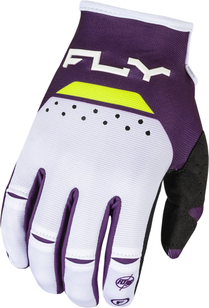 Kinetic Reload Gloves Deep Purple/White/Hi Vis Lg