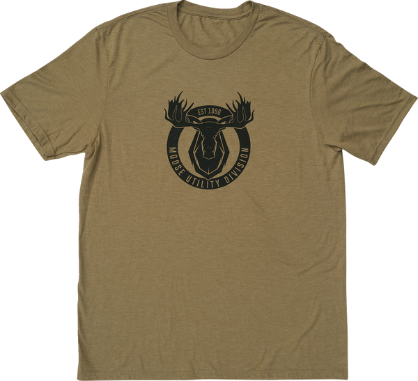 MOOSE RACING Mud Badge T-Shirt - Brown - Large 3030-24383