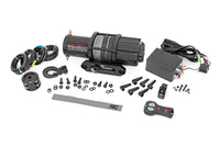 Rough Country | 4500-LB Winch W/ Remote | UTV | Synthetic Rope | RS4500SA