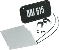HARDLINE License Plate Kit - Black 2342