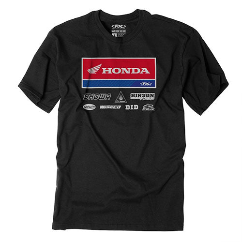 Factory Effex 24-87326 2021 Honda Racewear T-Shirt - Black XL