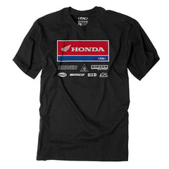 Factory Effex 24-87328 2021 Honda Racewear T-Shirt in Black - XXL