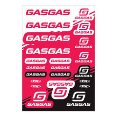 Factory Effex GasGas OEM Sticker Sheets - Part Number 25-68730