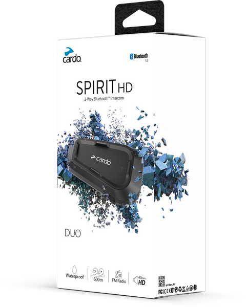 CARDO Spirit HD Bluetooth Headset Duo - SPRT0102