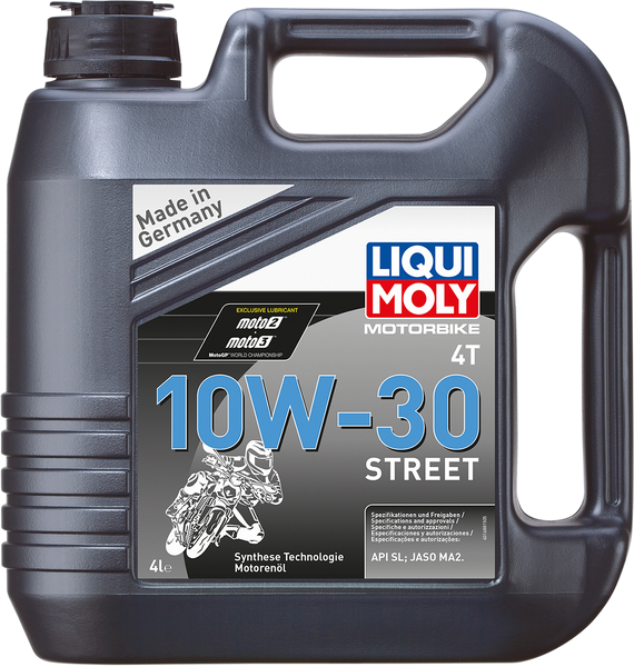 LIQUI MOLY Street 4T Oil - 10W-30 - 205 L (Part No: 22060)