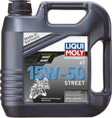 LIQUI MOLY Street 4T Oil - 15W-50 - 205 L - Part Number 22062