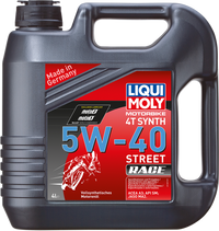 LIQUI MOLY Street Race Synthetic 4T Oil - 5W-40 - 60L - Part No. 2593