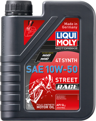 LIQUI MOLY Street Race Synthetic 4T Oil - 10W-50 - 1L - Part Number 20066