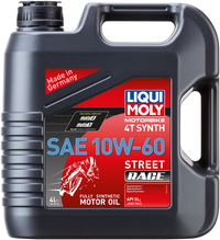 LIQUI MOLY Street Race Synthetic 4T Oil - 10W-60 - 4L - Part Number 20072