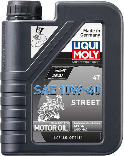 LIQUI MOLY Street 4T Oil - 10W-40 - 1 L - Part Number 20054