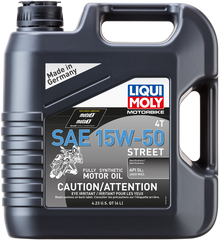 LIQUI MOLY Street 4T Oil - 15W-50 - 4 L - Part Number 20060