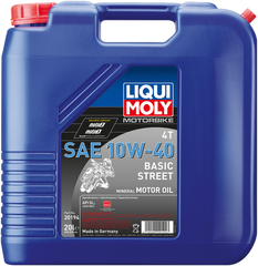 LIQUI MOLY Basic Street 4T Oil - 10W-40 - 20 Liters - Part No. 20194